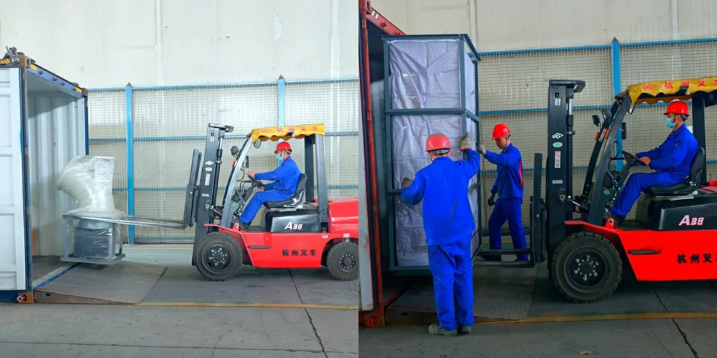 HGM100 Dual-P Ring Roller Mill for India: 10-Micron Calcium Carbonate Precision Processing Line Loaded and Shipped